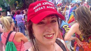 Getting KICKED OUT of the PRIDE Parade for Wearing a MAGA