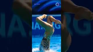Amazing Female Athletes In Slow Motion  #shorts #artisticswimming