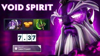 New Void Spirit Parasma Build 35Kills in 7.37 Patch Dota 2