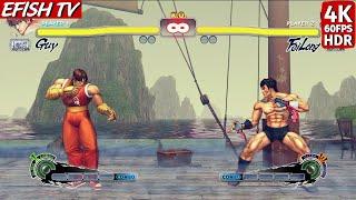 Guy vs Fei Long (Hardest AI) - Ultra Street Fighter IV