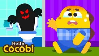 Will A Ghost Go Boo?Nighttime Bathroom Song | Nursery Rhymes | Hello Cocobi