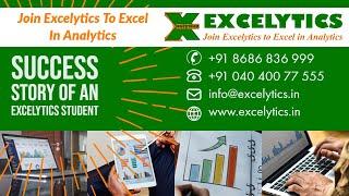 Success Story of an Excelytics Student