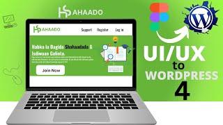 Sida website loo sameeyo wordpress website from figma UI to Wordpress (part 4)