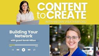 Crafting Your Business Pitch and Expanding Your Network with Sarah Hilton