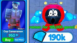 ️ BRIBED A COP  NEW COP CAMERAMAN ONLY FOR  950 GEMS  CRAZY WW 