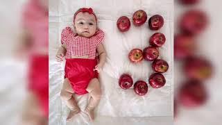 Fotos Mes a mes bebé/ ideas fotos con frutas
