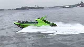 The Beast speedboat ride on Hudson River New York