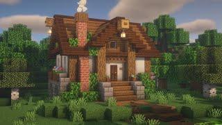 Minecraft Cozy Cottage House Tutorial