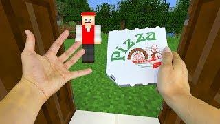 REALISTIC MINECRAFT - STEVE ORDERS PIZZA