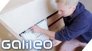 Platzsparende Möbel - So nutzt man Platz in der Wohnung optimal! | Galileo | ProSieben