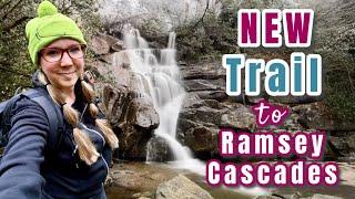 Solo winter hike on the NEW Ramsey Cascades trail