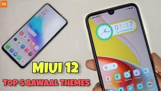 TOP 5 MIUI 12 Customization Theme For Any Redmi & POCO Smartphones 