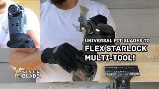 Flex Multi-Tool Starlock Adapter: How to Attach Universal Blades to Flex Multi-Tool