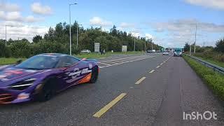 Cannonball Run 2023 leaving Ballina #ferrari #lamborghini #mclaren #porsche #ballina #mayo #ireland