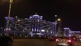 ► Virtual Streetview - Ashgabat Turkmenistan at night