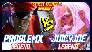 SF6 ▰ PROBLEM X ( M.BISON ) VS JUICYJOE ( JP )  ▰ Street Fighter 6