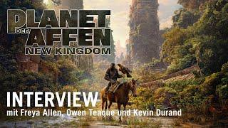 Planet der Affen: New Kingdom | Interview mit den Stars Owen Teague, Freya Allan und Kevin Durand