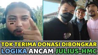 Tidak Terima Donasi nya di Bongkar, Logika Ancam Julius-HMC