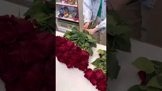 51 роза , полное видео на моём канале #dekker #цветы #flowers #букеты #небо #рекомендации