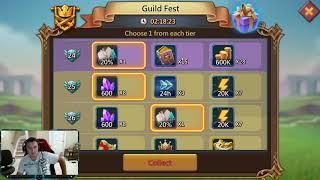 Guild Fest Rewards! We got the Banner! + Wonder Wars Review