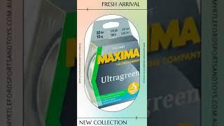 Maxima One Shot Monofilament Fishing Line 300 metres Ultra Green