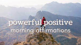 Powerful Morning Affirmations for a Positive Day️