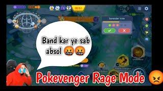 Pokevenger Rage and sad clips  | @PokeVenger #pokemonunite #soloqueue #gaming