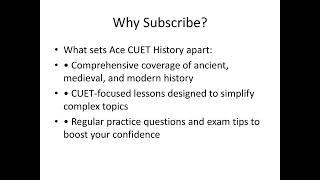 introduction of Ace CUET History.   #crackcuet #History #