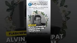 Kondisi Pengacara Alvin Lim Sempat Lemas saat Dibangunkan sang Istri sebelum Tutup Usia