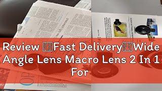 Review 【Fast Delivery】Wide Angle Lens Macro Lens 2 In 1 For Single Len Phones 37mm 0.45X 49Uv Unive