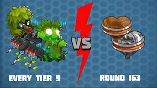 Every tier 5 vs round 163 in BTD6