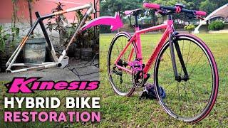 BIKE RESTORATION - Kinesis Road Bike Turned to Hybrid Bike