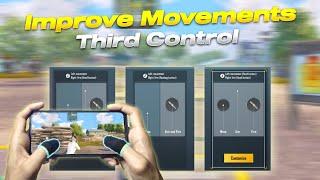 Improve Your Movements In Third Control ( PUBG MOBILE BGMI) Pubg 3rd Control Master