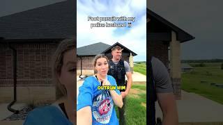 The Shortest Foot Pursuit Ever - With Police Husband!  #shorts