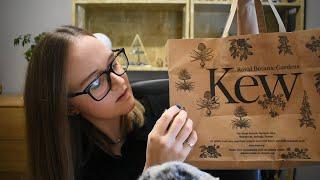 ASMR Haul from Gift Shop at Kew Gardens - Tapping and Scratching Triggers