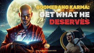 Boomerang KARMA: Get What He Deserves | BUDDHIST WISDOM