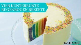 4 kunterbunte Regenbogen Rezepte