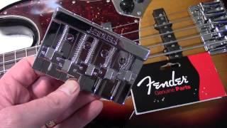 Fender High Mass Bridge mod for Jazz Bass V Deluxe MIM