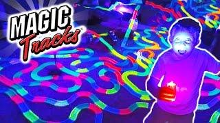 GIANT MAGIC TRACKS TOY MEGA BUILD CAR Adventure!! As Seen on TV Carl and Jinger