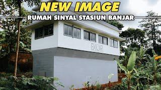 NEW IMAGE Rumah Sinyal Stasiun Banjar! Bangunan Heritage Bersejarah‼️