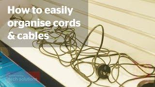 How to easily organise cords and cables - Noel Leeming