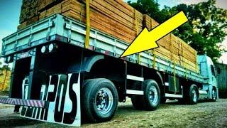 Для чего задирают заднюю часть бразильских грузовиков?