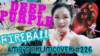 Deep purple   Fireball drum cover by Ami Kim for Arno (226)