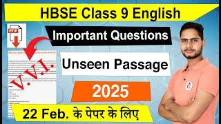9 Unseen Passage