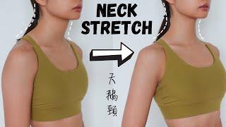 Slim Neck Stretch! Lengthening, Slimming Double Chin, Relieve Tightness in 11 min ~ Emi