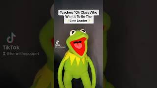 Who Want’s To Be The Line Leader With Kermit The Frog And Elmo TIKTOK Meme