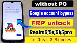 Realme 5i Frp Bypass | Realme Pin Remove  | Tech Asif Khan