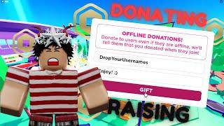 REAL Pls donate stream!Road to 155k raist! Donating and raising robux!