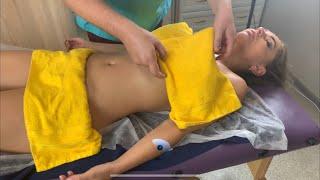 Как правильно делать массаж грудной клетки женщинам. Инструкция. How to make brest massage