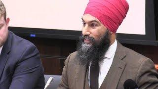 Jagmeet Singh talks income inequality in speech to NDP caucus